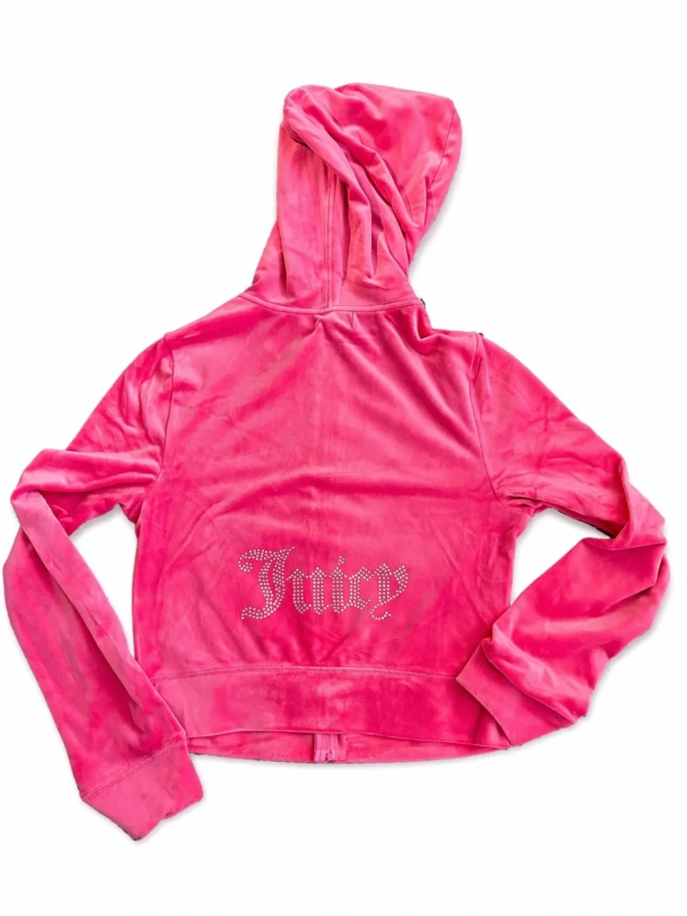 Juicy Couture Hot Pink Velour Track Jacket & Pants Set - Picture 3 of 5